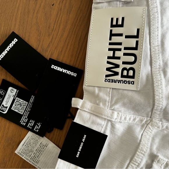 DSQUARED DYED SAN DIEGO JEANS * STRETCH COTTON DENIM JEANS - Picture 9 of 10